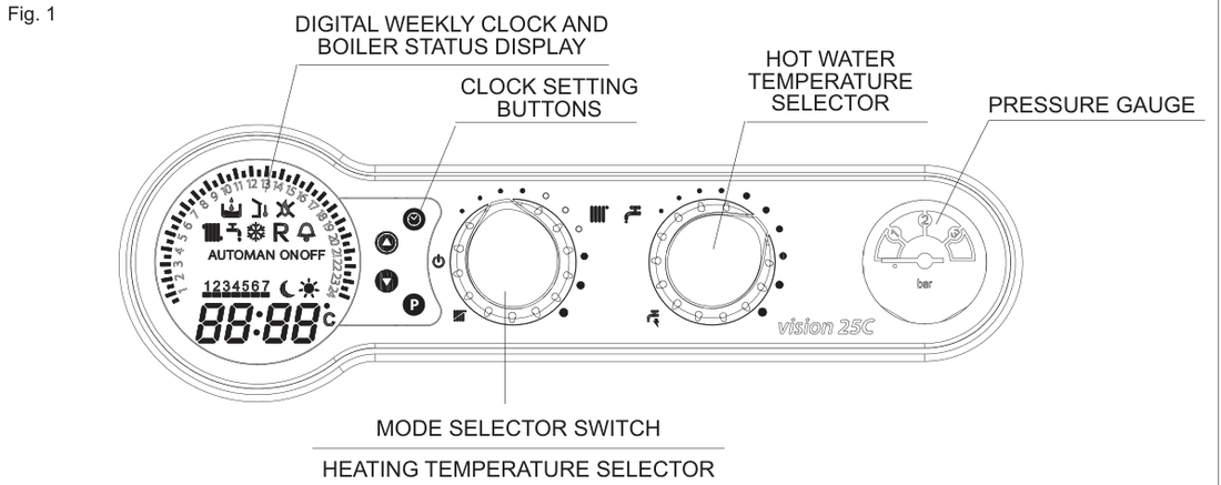 Vokera Vision display