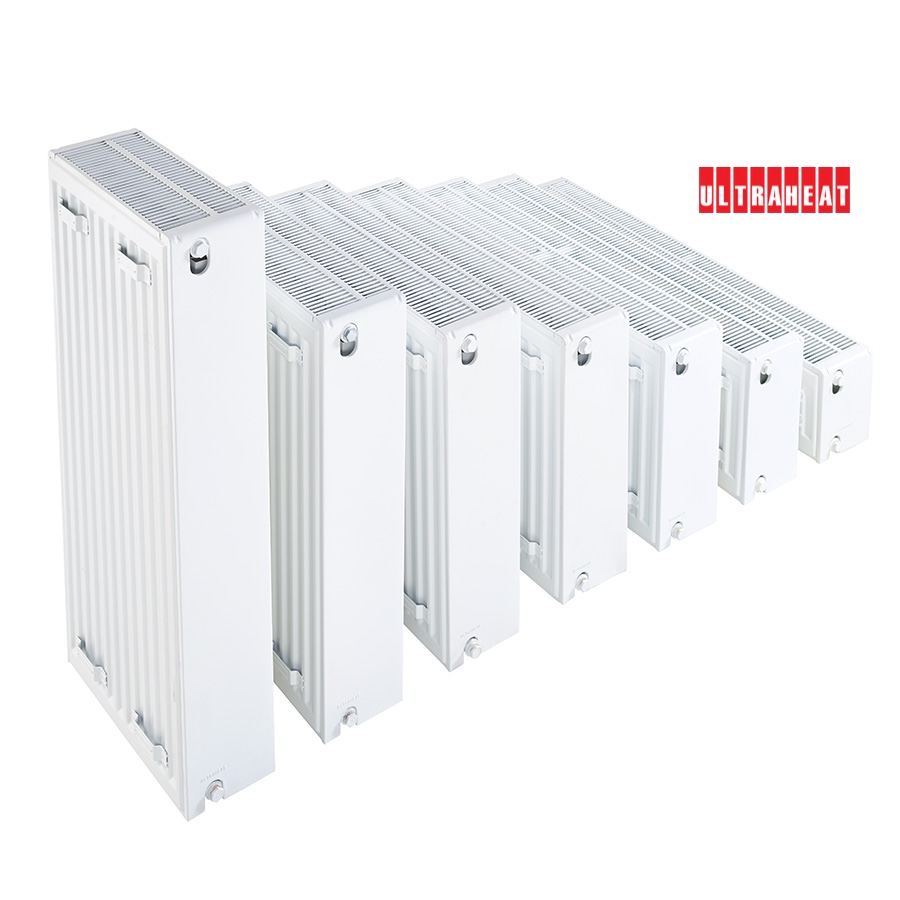 Ultraheat Compact 4 white panel radiator range