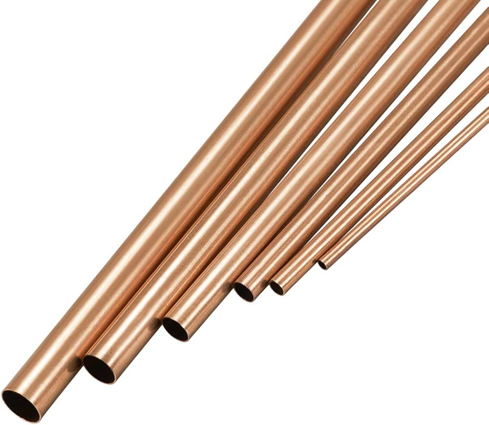 Copper heating pipework