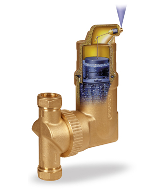 Spirotech Spirovent RV2 brass micro-bubble de-aerator