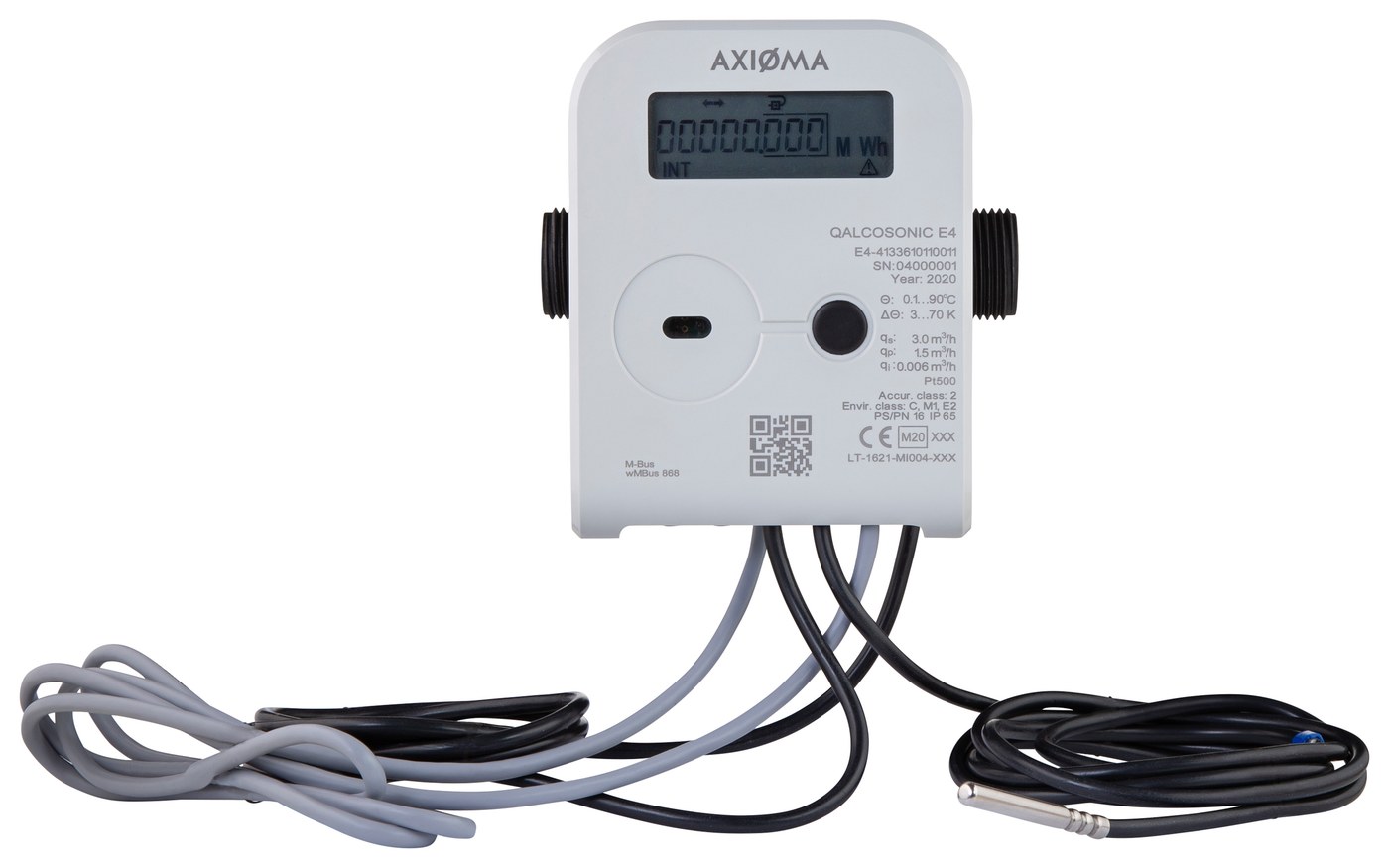 Ultrasonic heat meter: Axioma Qalcosonic E4