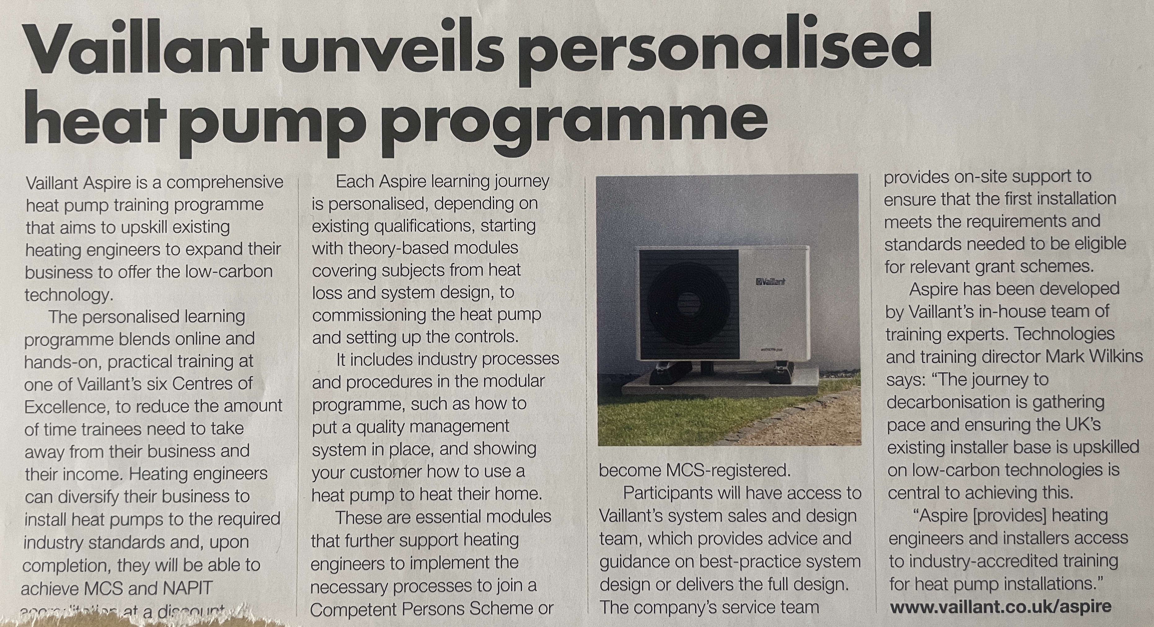 Vaillant Aspire